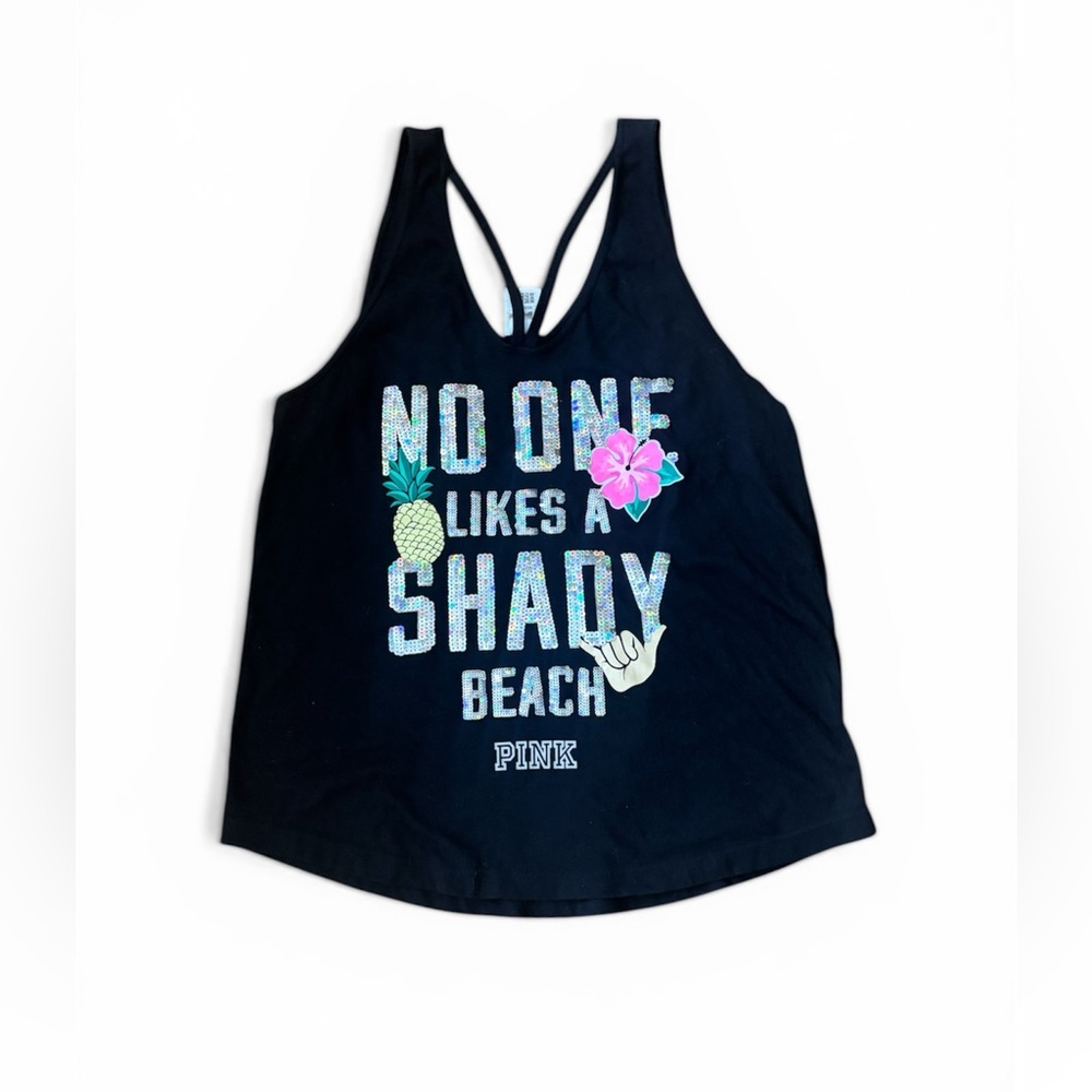 PINK by Victoria’s Secret Tank Bling Hawaii Beach